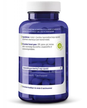 afbeelding van Acetyl-L-Carnitine 500 mg