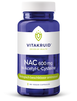 NAC 600 mg N-Acetyl-L-Cysteïne (60 vegan capsules)