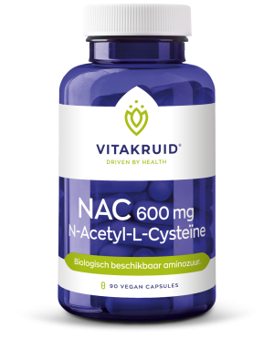 NAC 600 mg N-Acetyl-L-Cysteïne (90 vegan capsules)