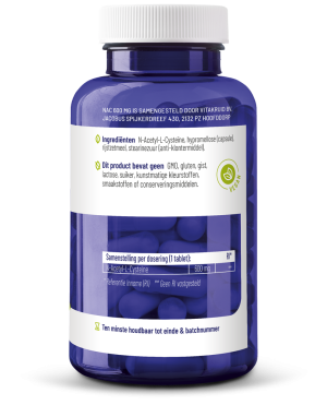 afbeelding van NAC 600 mg N-Acetyl-L-Cysteïne (90 vegan capsules)