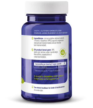 afbeelding van S-Acetyl-L-Glutathion (30 vegan capsules)